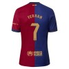 FC Barcelona Ferran 7 Hjemmedrakt 2024-25 Kortermet FC Barcelona Ferran 7 Hjemmedrakt 2024-25 Kortermet